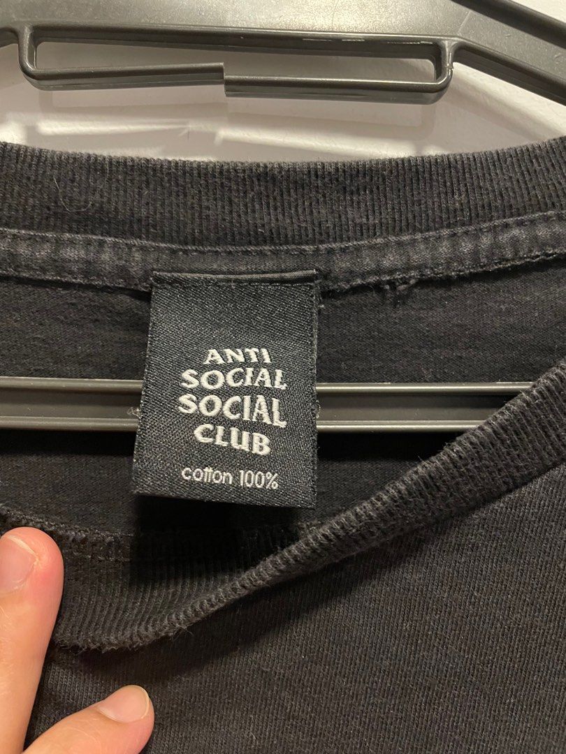 Anti social social club shirt tag shop