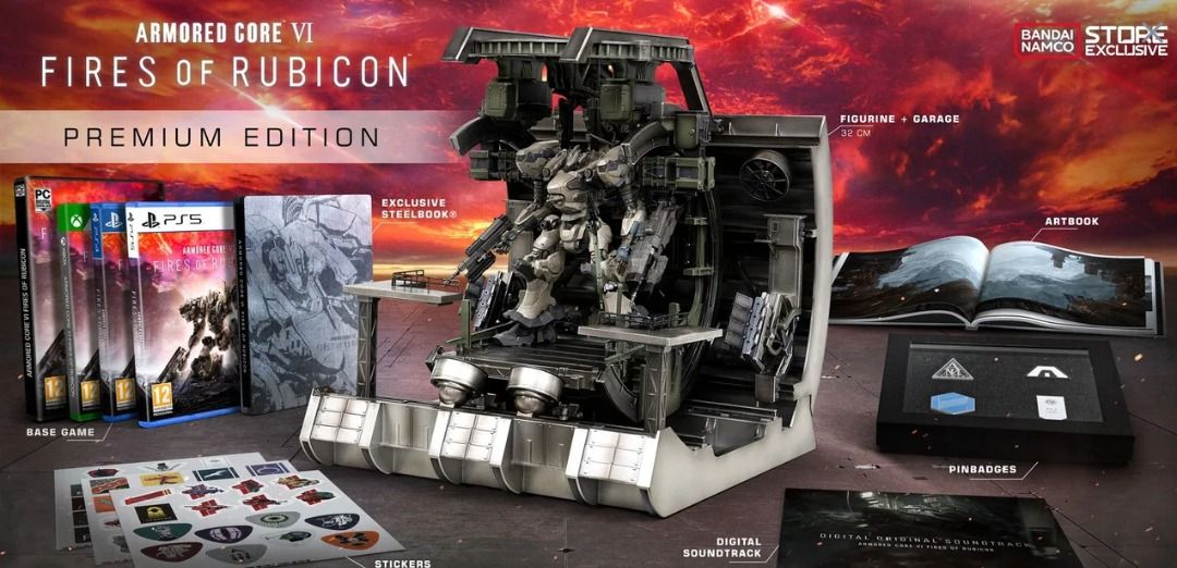 ARMORED CORE VI FIRES OF RUBICON PS5 Standard Disc Skin Sticker, armored  core ps5 