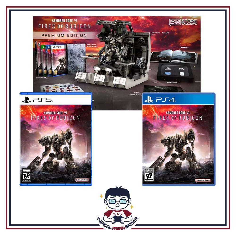 Armored Core VI: Fires of Rubicon Standard/Collector's Edition/Premium CE [ PS5/PS4], Video Gaming, Video Games, PlayStation on Carousell