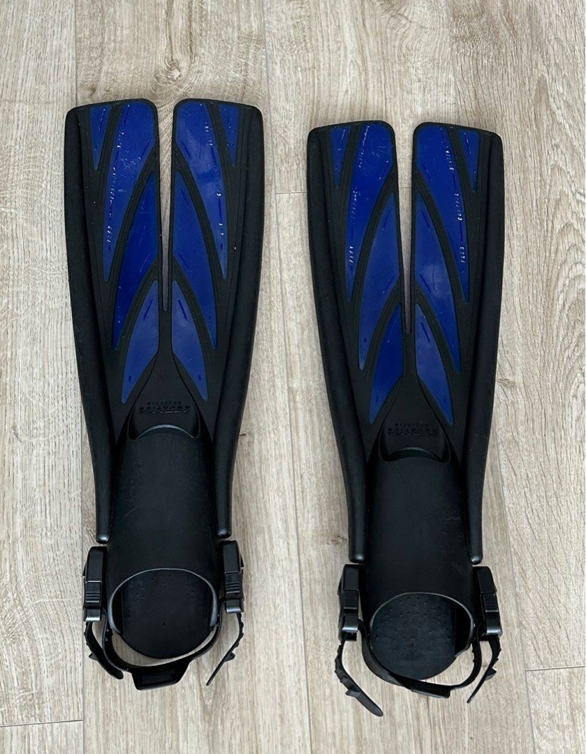 Atomic Aquatics Split Fins Open Heel size S for Scuba & Snorkeling