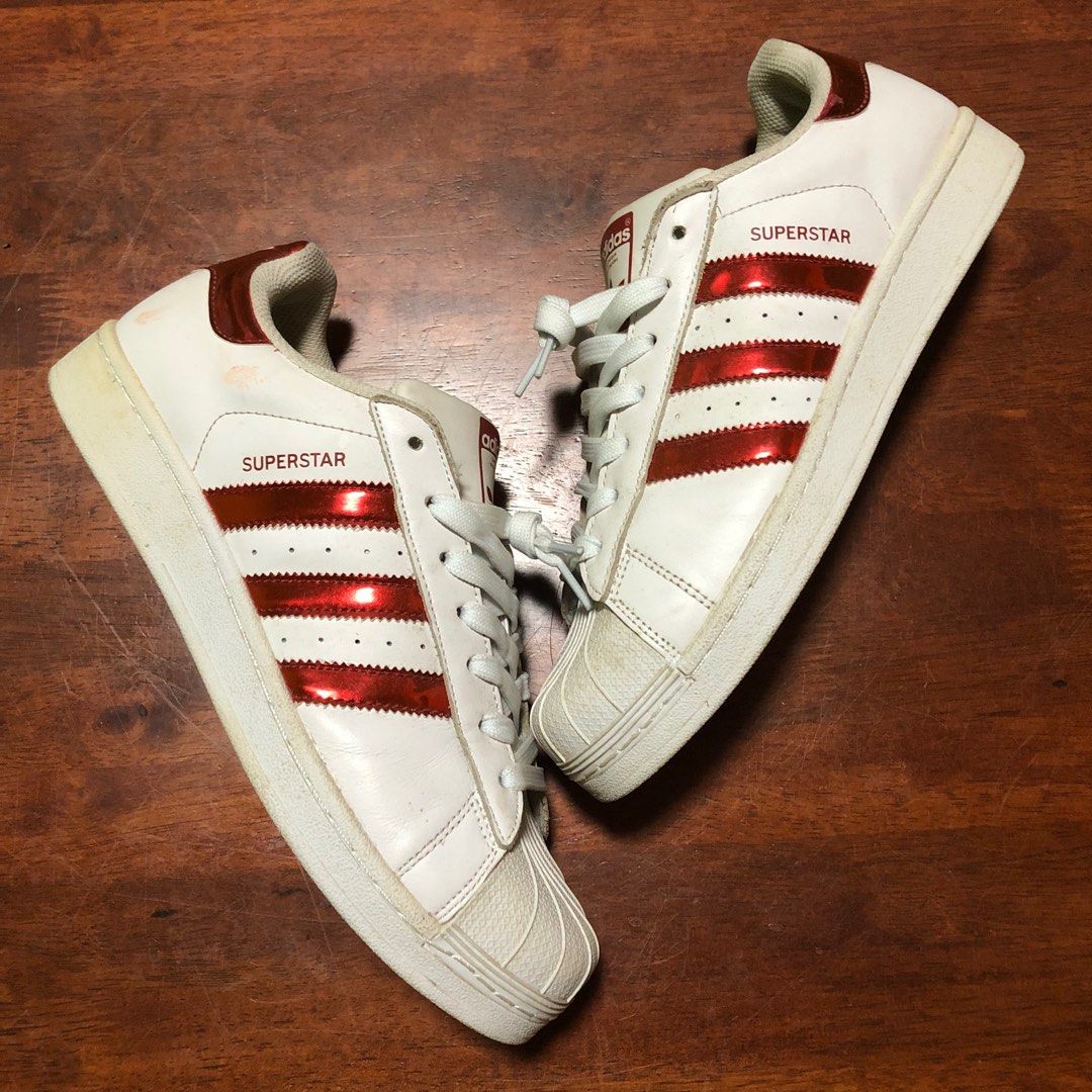Superstar red stripe sale