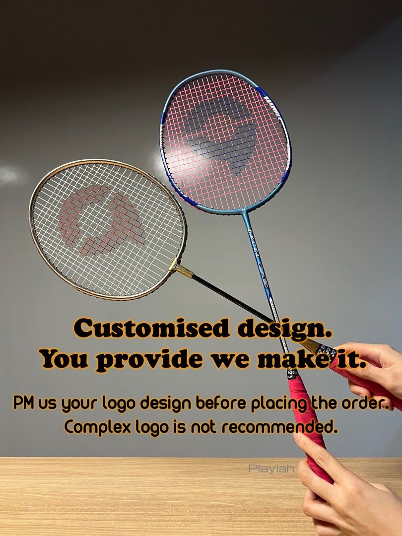 Badminton Racket Stencil FREE marker pen & FREE shipping, Sports