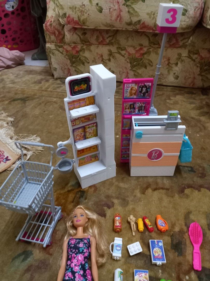 Barbie supermarket set Hobbies Toys Toys Games on Carousell