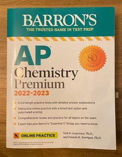 BARRON'S AP Chemistry Premium 6th Full Length Practice Tests