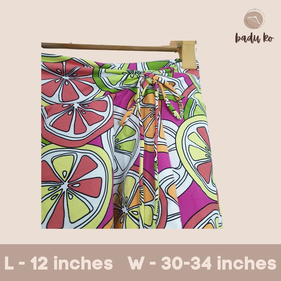 Beach Mini Skirt Floral Cover Up on Carousell