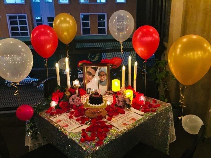 Birthday table best sale decoration for boyfriend