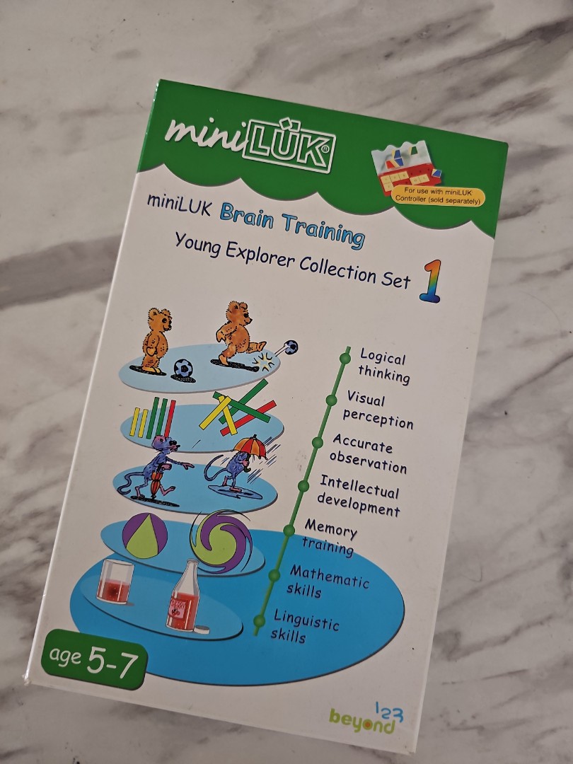 Beyond123 Miniluk Brain Training Young Explorer Collection Set 1, Hobbies   Toys, Toys  Games on Carousell
