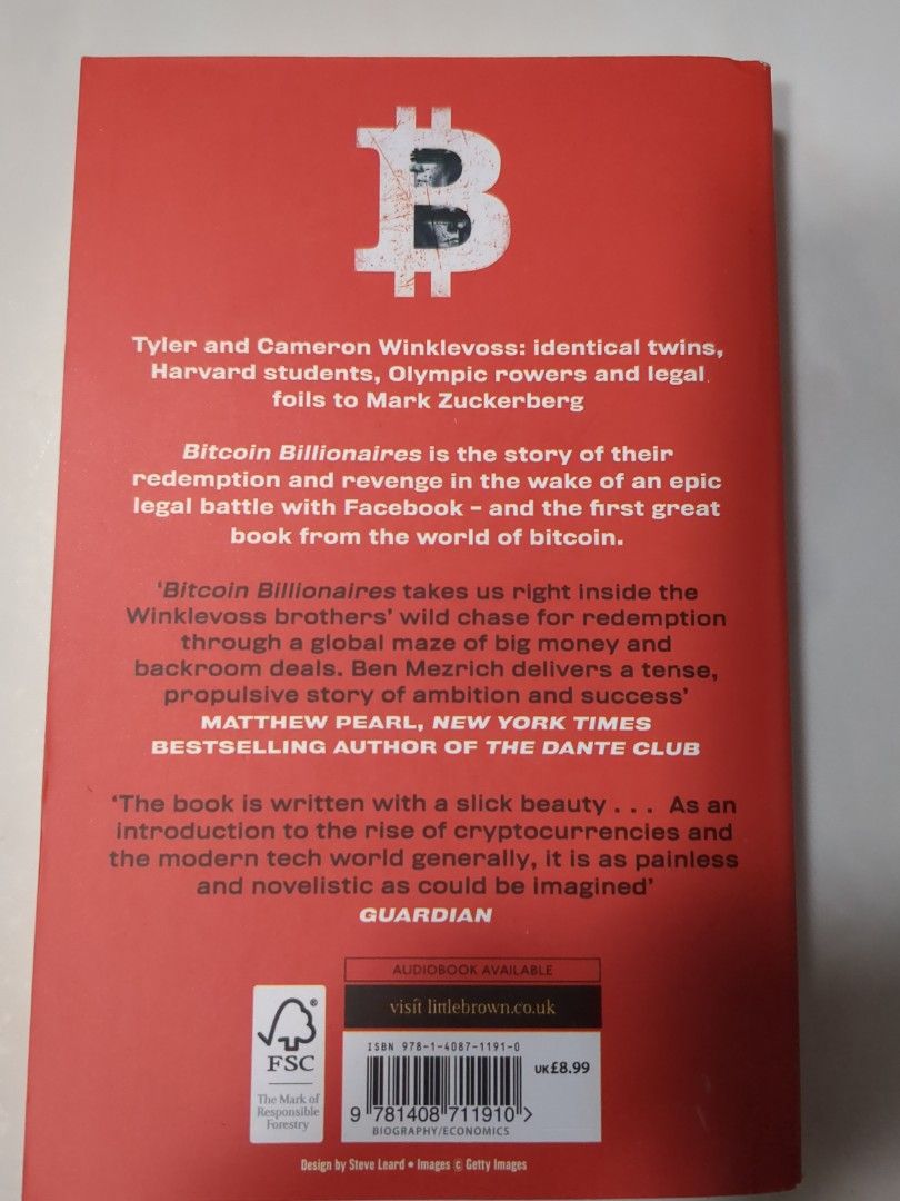Bitcoin Billionaires, Hobbies & Toys, Books & Magazines, Fiction &  Non-Fiction on Carousell