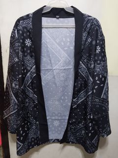 Black bandana kimono