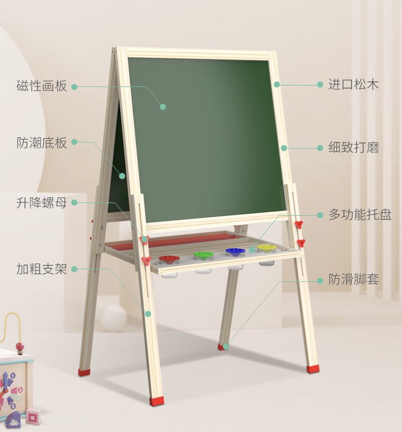 Blackboard whiteboard 2in1, Furniture & Home Living, Furniture, Other