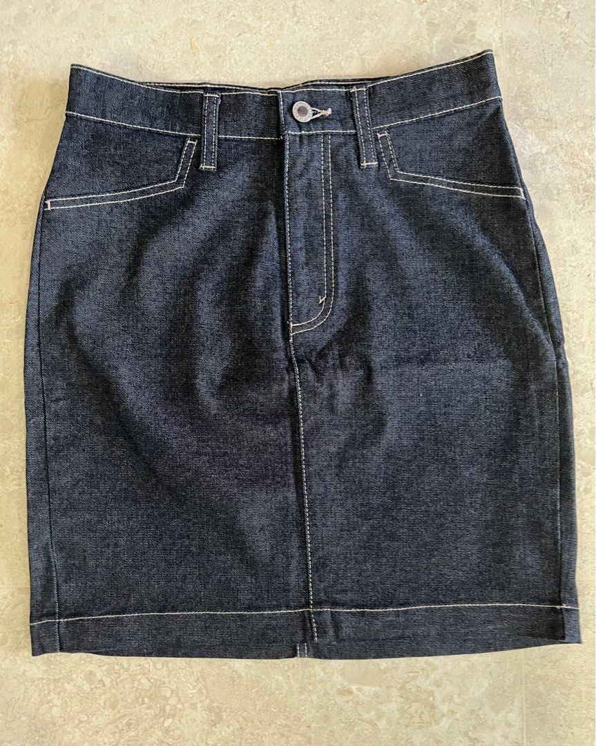 BN Original Levi s Silver Tab Denim Skirt stretchable Women s Fashion Bottoms Skirts on Carousell
