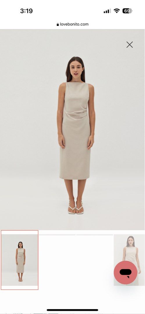 strapless open back dress Petal and Pup Women's Naira Pleated Maxi Dress
