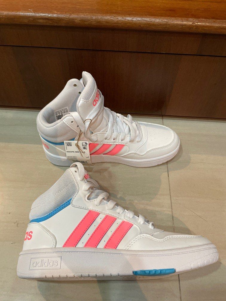 Red white and blue adidas basketball shoes store