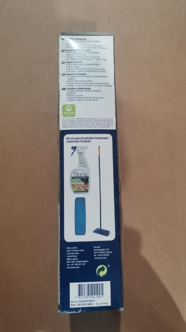 Bona Wood Floor Cleaning Kit 1L, Furniture & Home Living, Cleaning