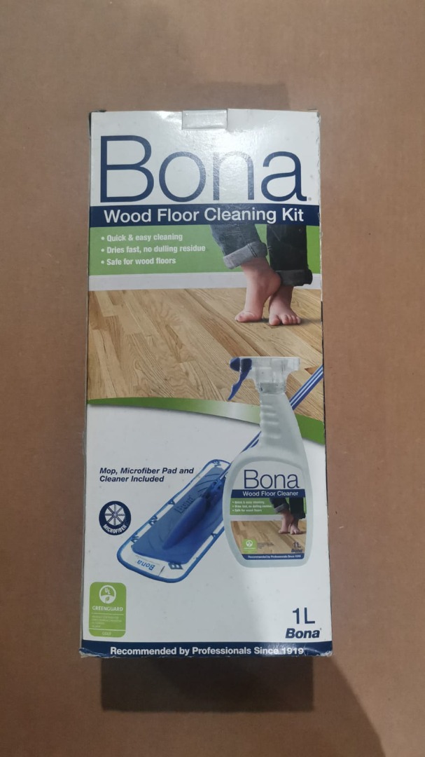 Bona Wood Floor Cleaning Kit 1L, Furniture & Home Living, Cleaning