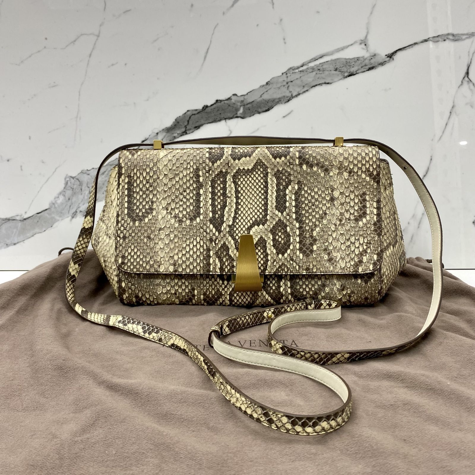 Bottega veneta python bag store