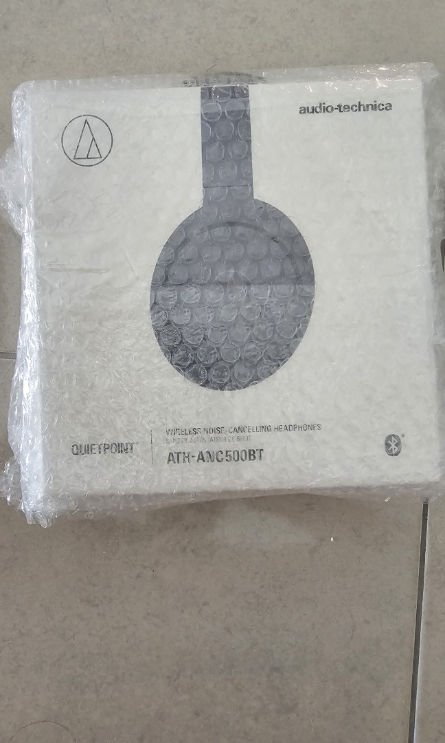 Brand New - Audio Technica ATH-ANC500BT Active Noise Wireless Bluetooth  Cancelling Headphone, Audio, Headphones & Headsets on Carousell
