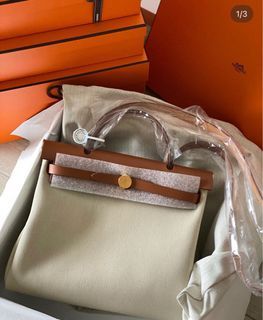 Hermes Herbag Chai Color with Gold Hardware [RARE], Women's Fashion, Bags &  Wallets, Cross-body Bags on Carousell