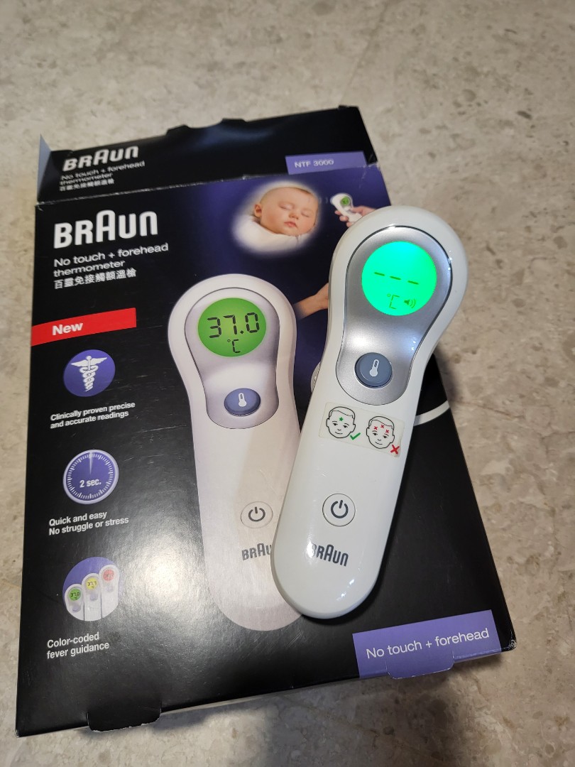 Braun No touch + forehead Thermometer, Health & Nutrition, Thermometers