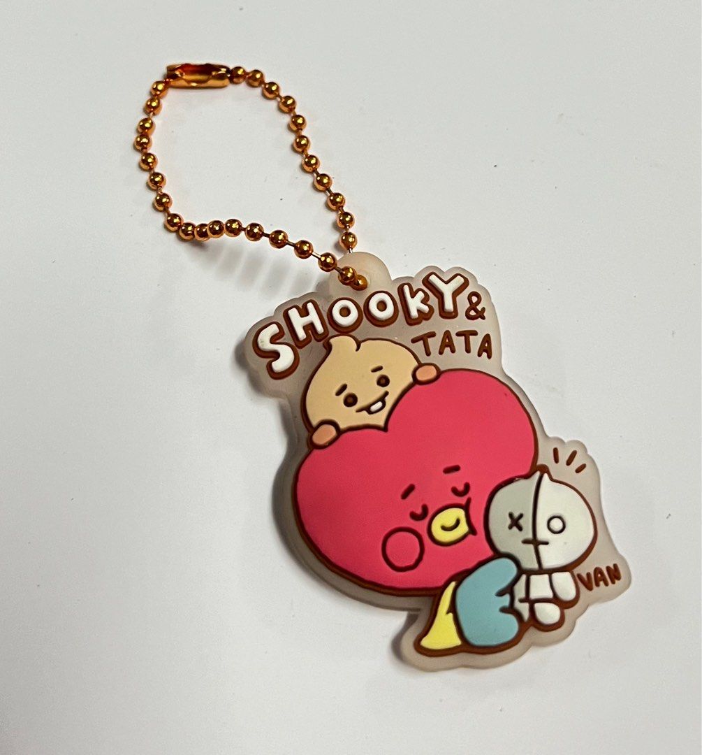 bts bt21 BT21 SHOOKY TATA & Van Keychains, Hobbies & Toys, Toys & Games