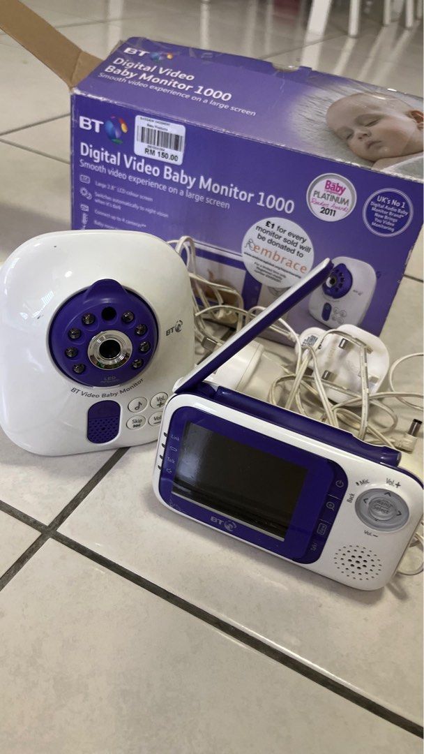 Bt digital video sales baby monitor 1000