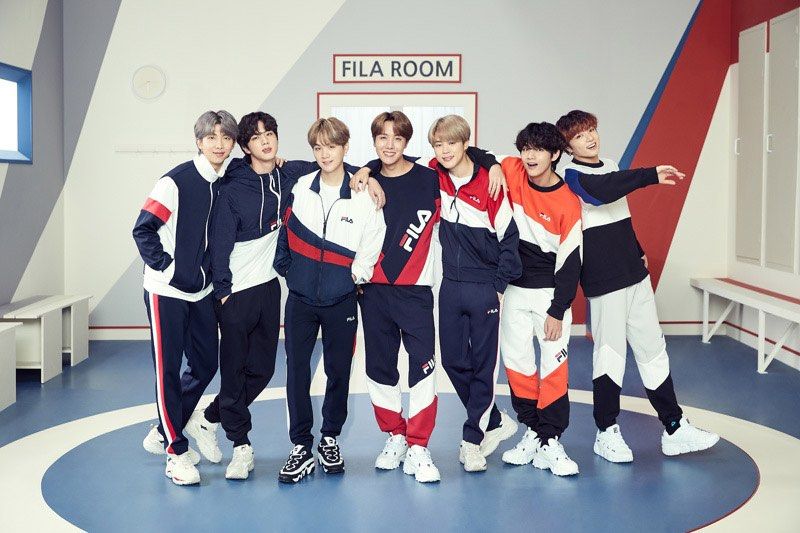 BTS FILA Poster