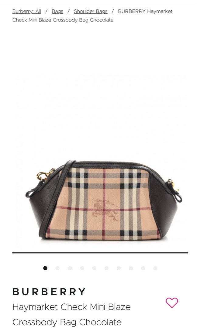 Burberry mini blaze crossbody bag sale