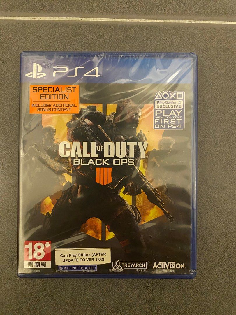 Call of duty black deals ops 4 specialist edition ps4
