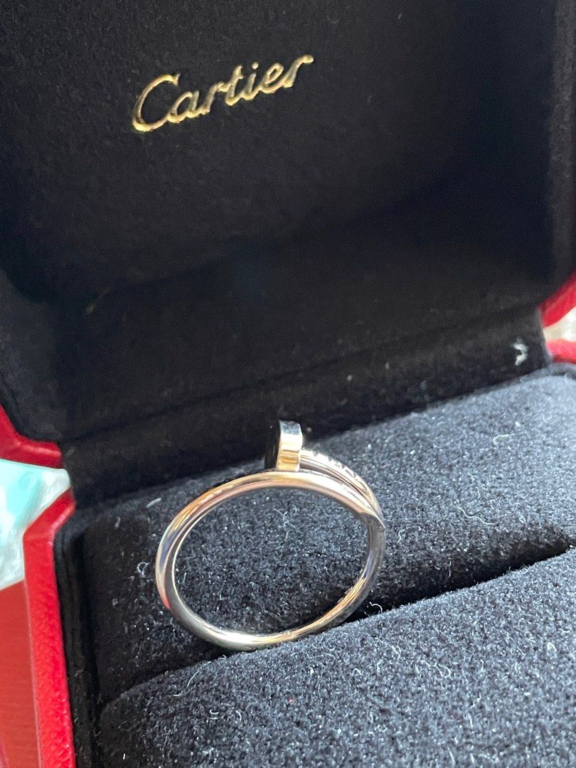 Cartier Nail Ring White Gold on Carousell