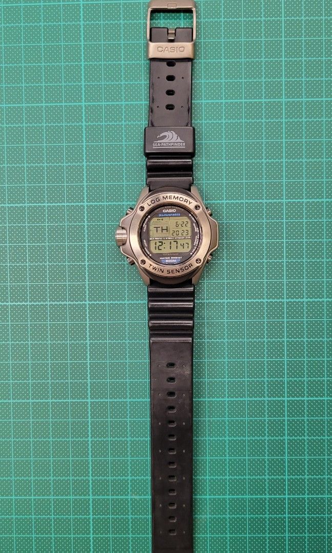 Casio sea outlet pathfinder titanium