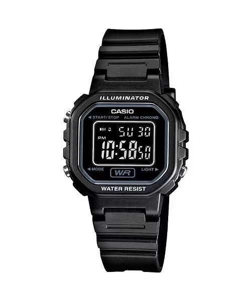 Casio LA 20WH Series Small Square Ladies Kids Digital Watch