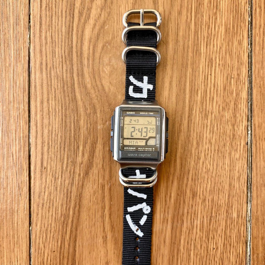 Casio wave sales ceptor strap