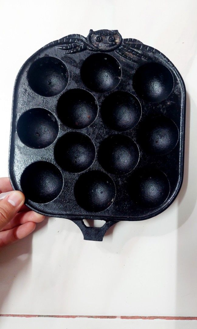 Cast iron takoyaki pan on Carousell