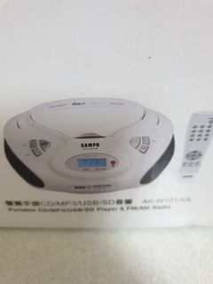 聲寶手提CD/MP/USB/SD音響AK-W1013UL