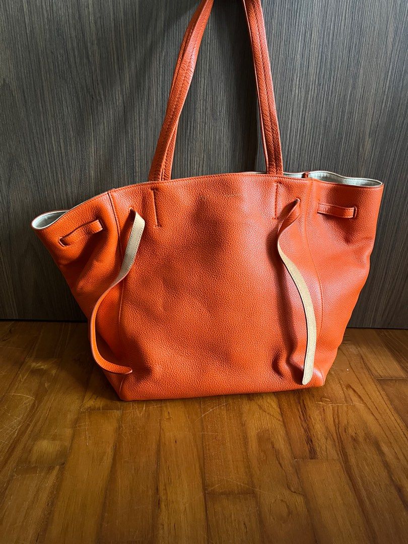 Celine cabas leather tote on sale