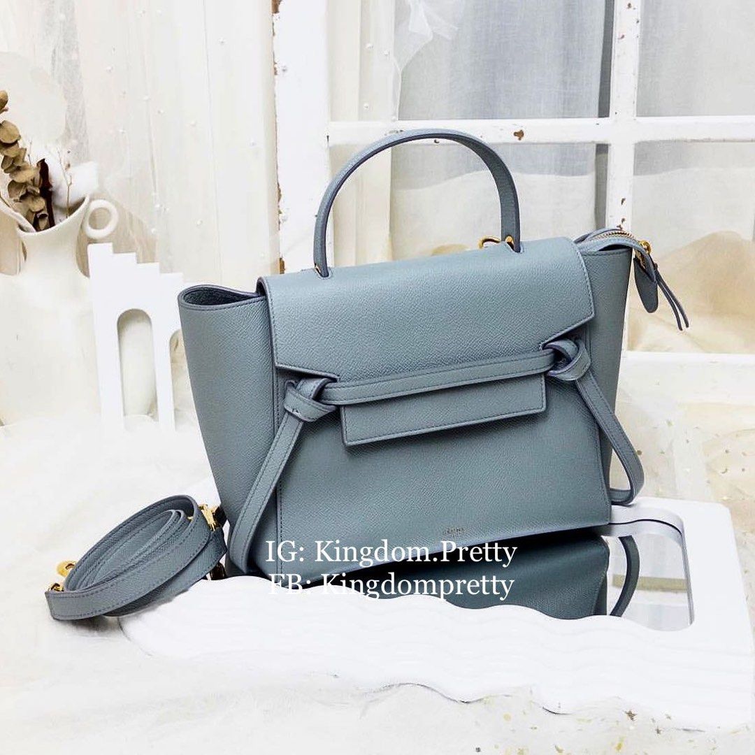 Pre-order Celine Belt Bag Micro Size Dark Blue, Luxury, Bags & Wallets on  Carousell