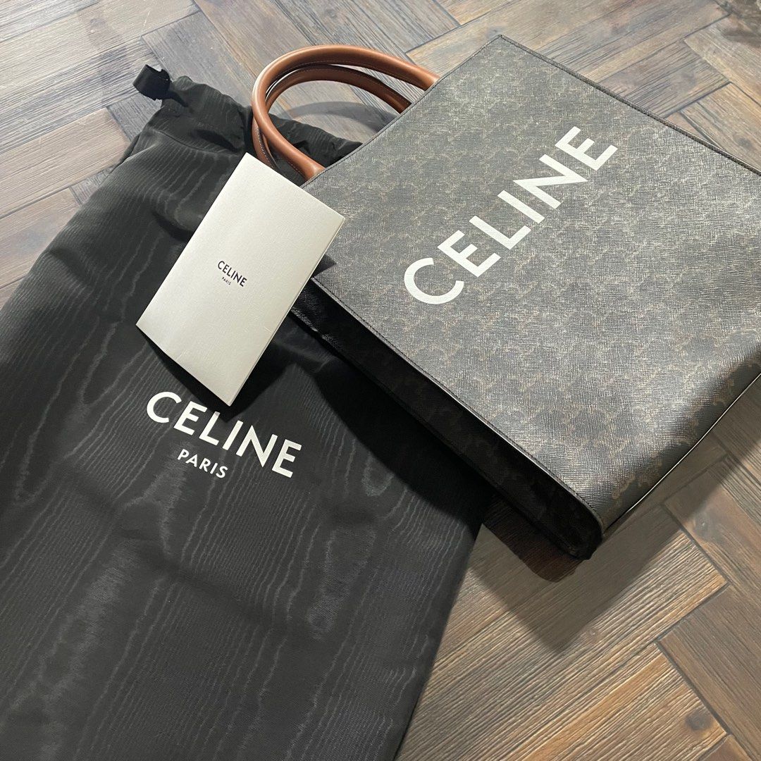 Luxxbag.sg - Celine Mini Vertical Cabas Bag in Canvas with