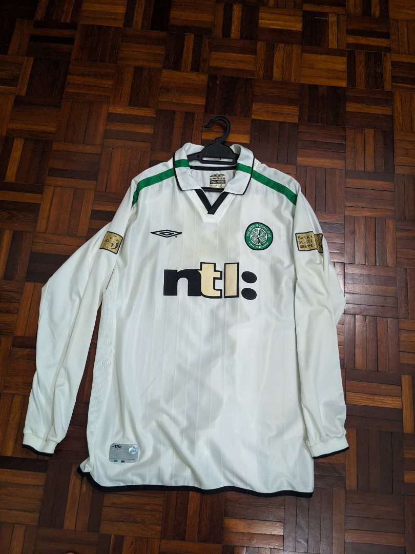 Celtic 2003 - 2004 Away football Umbro Long sleeve jersey