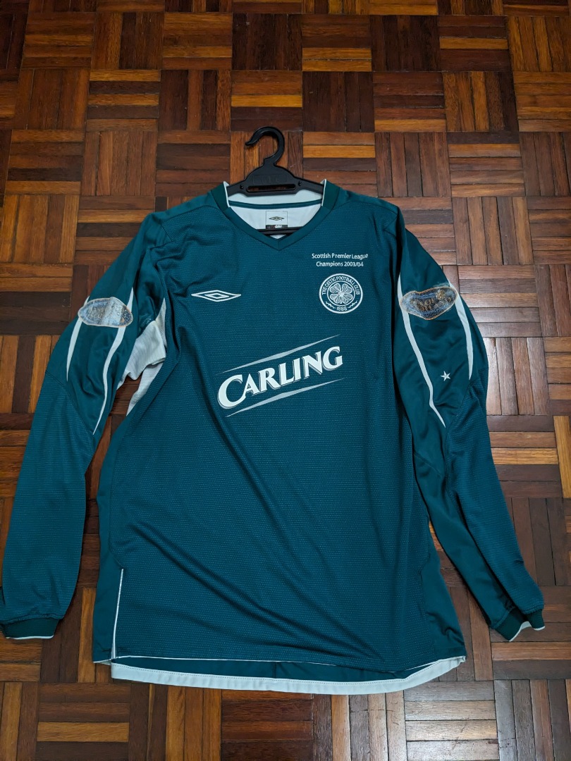 Celtic 2003 - 2004 Away football Umbro Long sleeve jersey