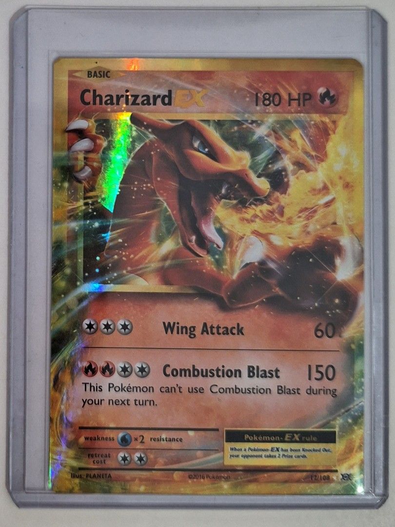 Charizard EX #12/108 Pokemon XY Evolutions , Hobbies & Toys, Toys & Games  on Carousell