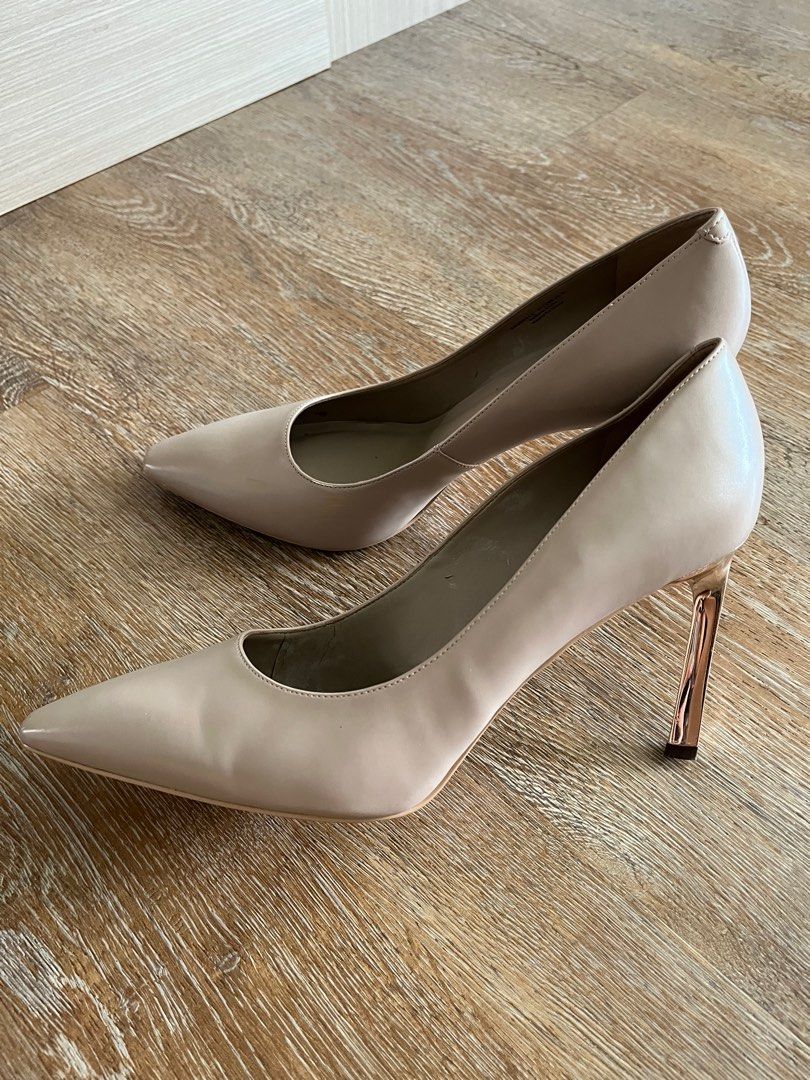 Charles Keith Mauve Pointed Heels