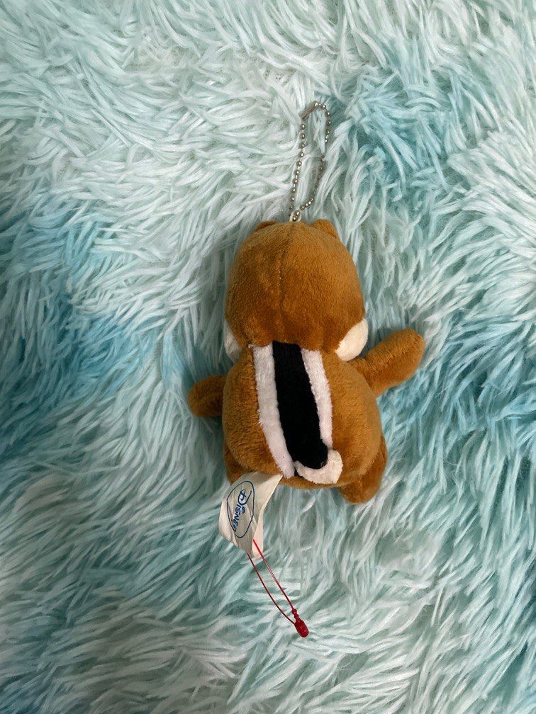 Chipmunk disney plush keychain, Hobbies & Toys, Toys & Games on Carousell
