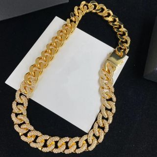 Chunky Two Tone Gold Necklace