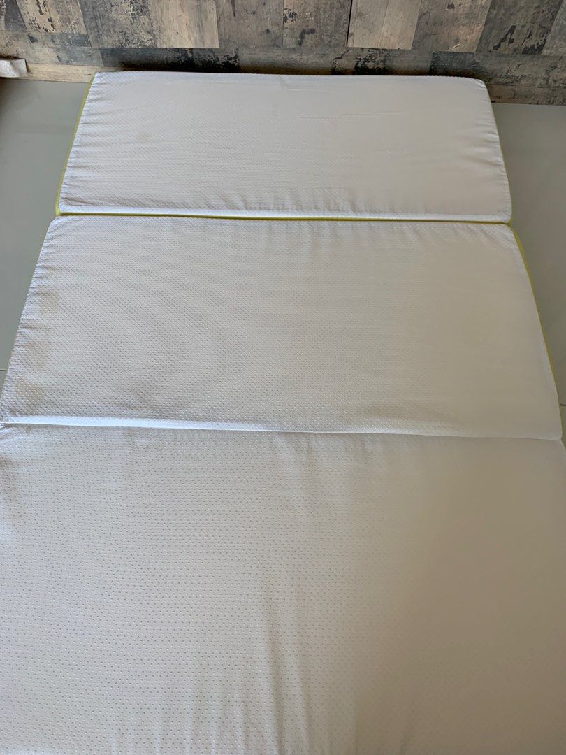Clevamama foldable travel cot mattress top