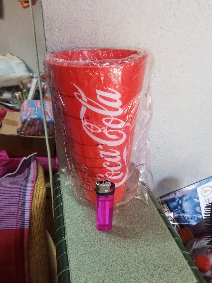Coca-Cola X Marrybrown Big Plastic Cup., Hobbies & Toys, Collectibles ...
