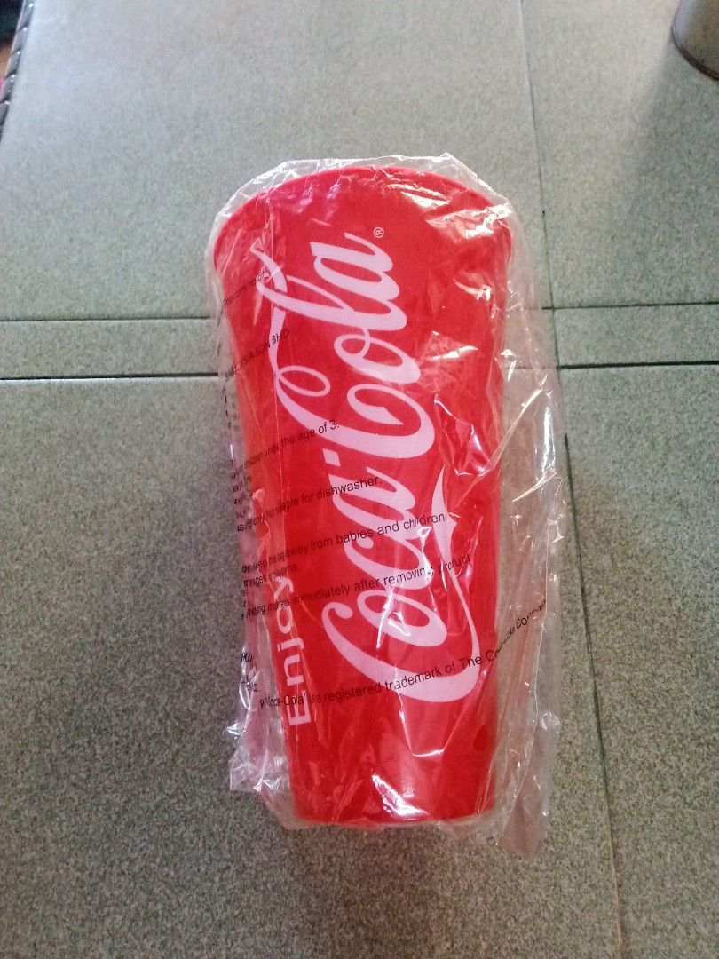 Coca-Cola X Marrybrown Big Plastic Cup., Hobbies & Toys, Collectibles ...