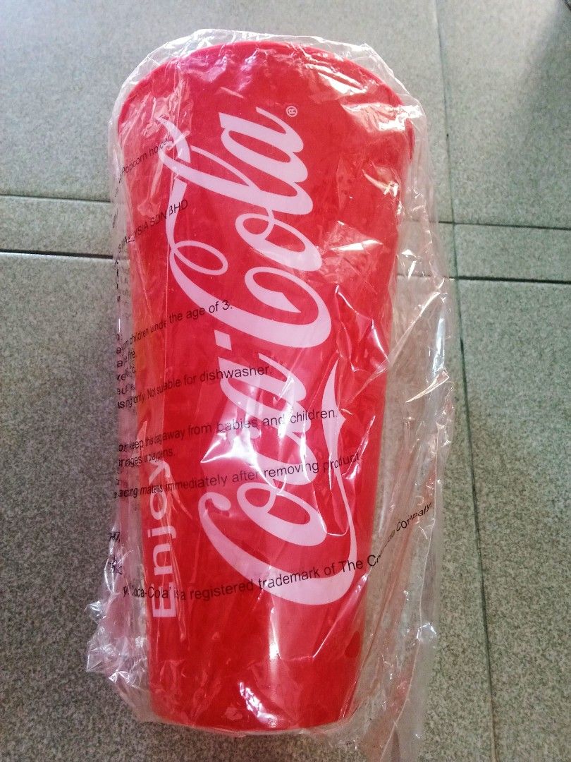 Coca-Cola X Marrybrown Big Plastic Cup., Hobbies & Toys, Collectibles ...