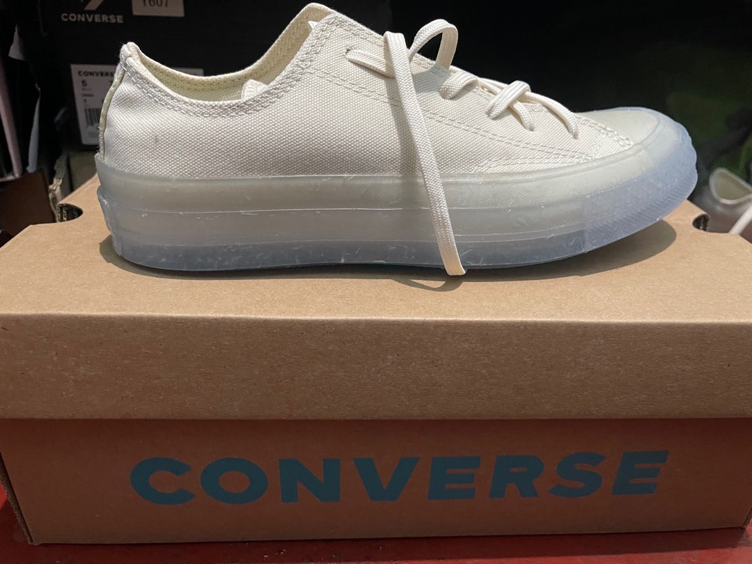 Clear sole deals converse