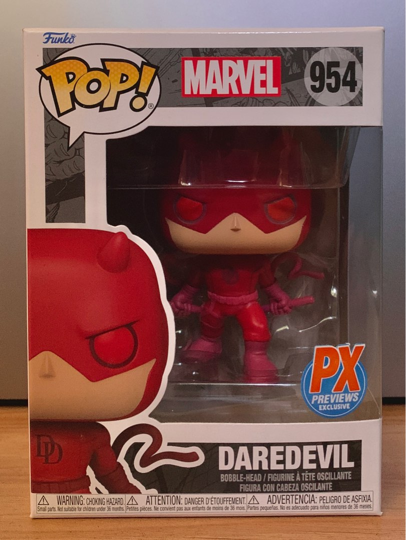 Daredevil PX Exclusive Funko Pop, Hobbies & Toys, Toys & Games on Carousell
