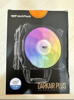 DarkFlash DarkAir Plus ARGB 雙風扇 5V3針 12cm塔扇 CPU散熱器